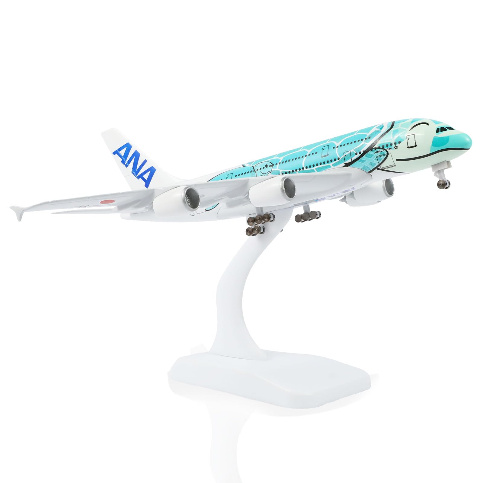 Amazon.com: QIYUMOKE A380 1/300 ANA Green Sea Turtle Metal Diecast